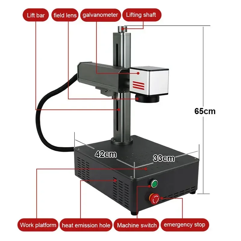 'for  20W 30W Mini Impresora D - Industrial Laser Marking Machine review and price