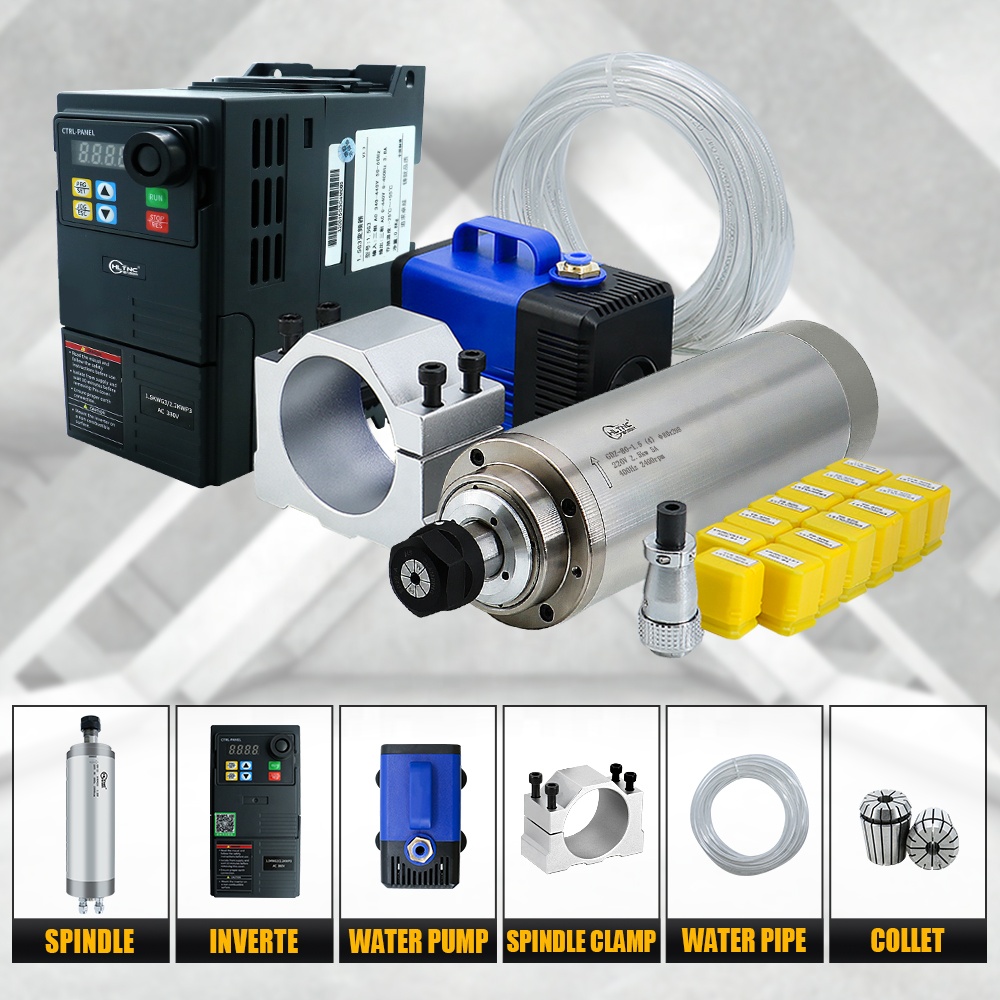 220V ER20 2.2kw 80mm Water Coo - Cnc Spindle Motor review and price