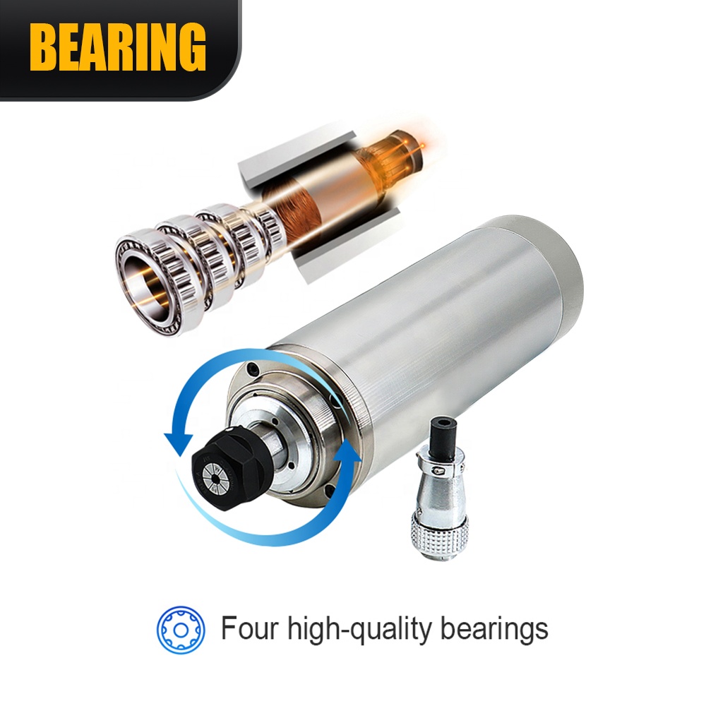 220V ER20 2.2kw 80mm Water Coo - Cnc Spindle Motor review and price
