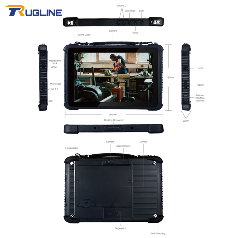 RUGLINE Windows 11 8G+128G Rug - Industrial Laser Light review and price