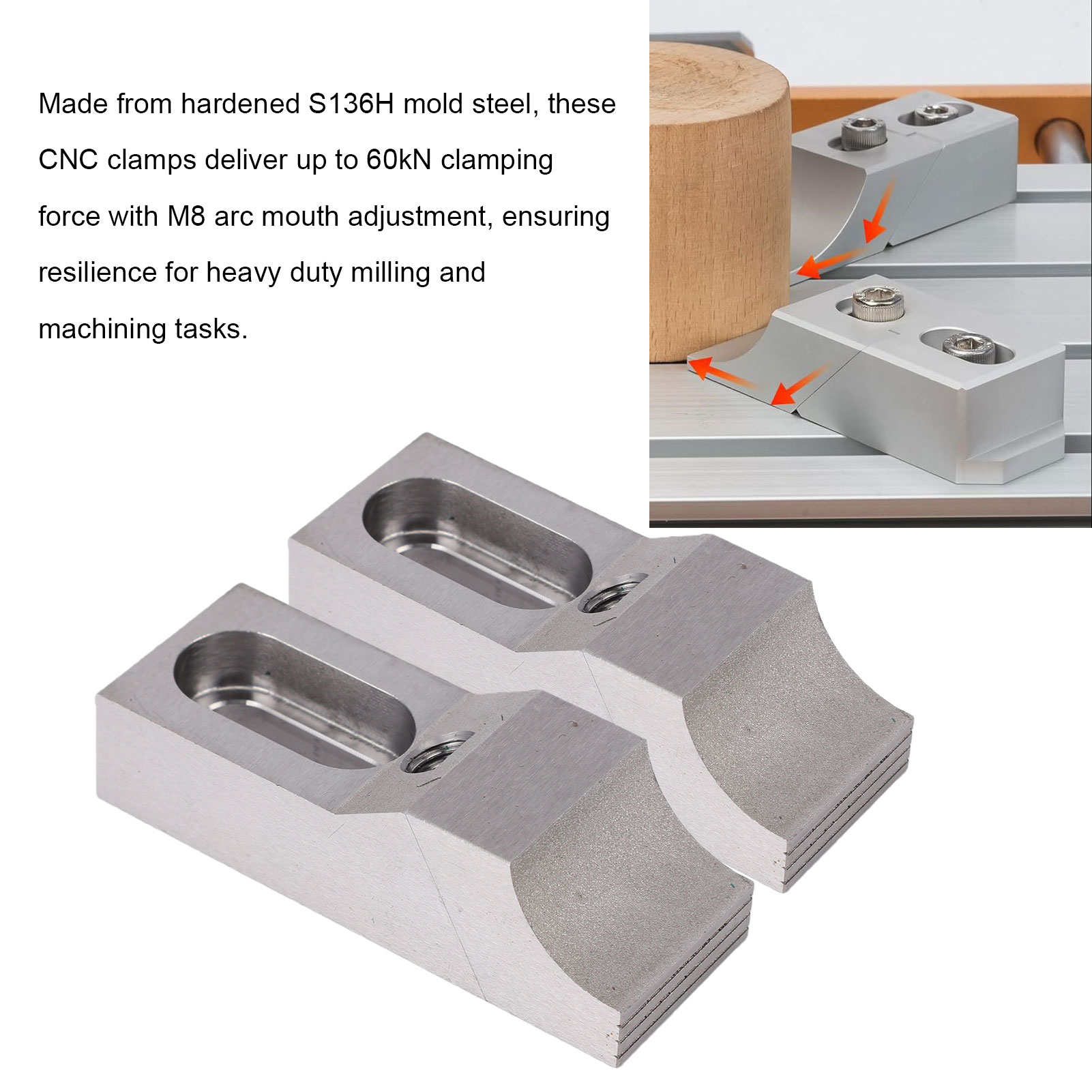 2PCS Side Clamp Vise S136H Mol - Cnc Milling Machine review and price