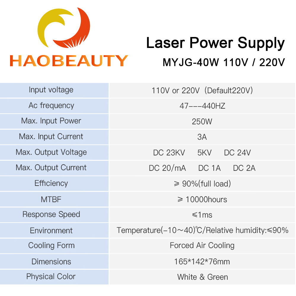 HAOBEAUTY MYJG-40 CO2 Laser Po - Industrial Laser Cutter review and price