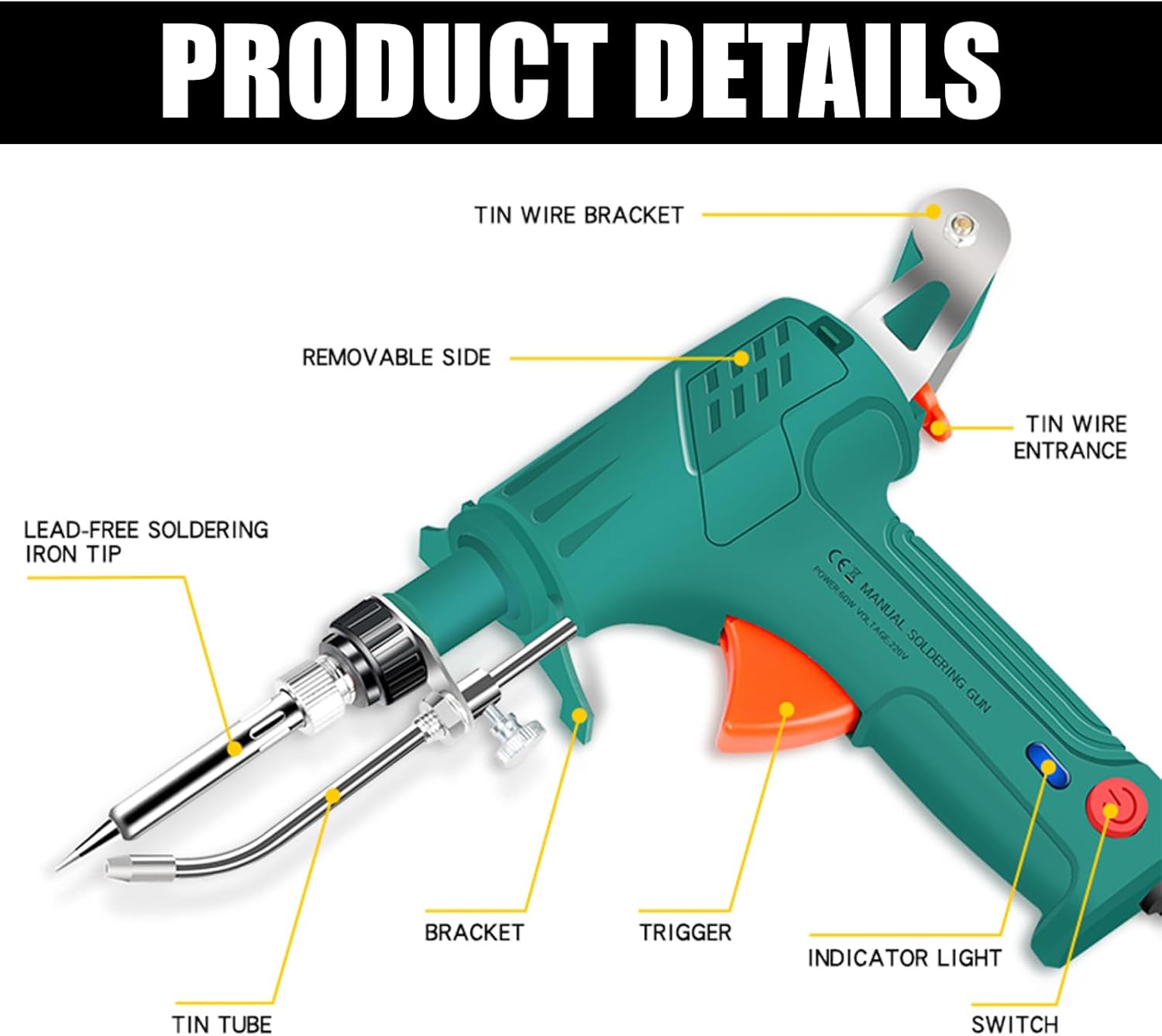60W 110V/220V Electric Solderi - Industrial Laser Welding Tool review and price