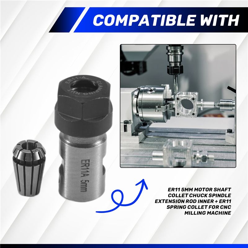 Top Sale Er11 5Mm Motor Shaft  - Cnc Spindle Motor review and price